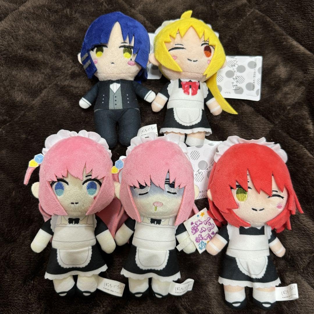 ぼっち・ざ・ろっく！ デフォルメ ぬいぐるみ　５体セット TVアニメ「ぼっち・ざ・ろっく！」デフォルメぬいぐるみが